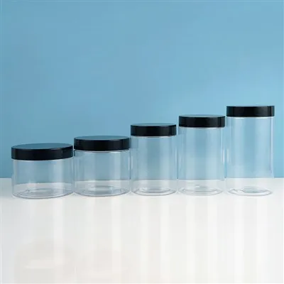 300ml 350ml PET läbipaistev pakend kreemipurk